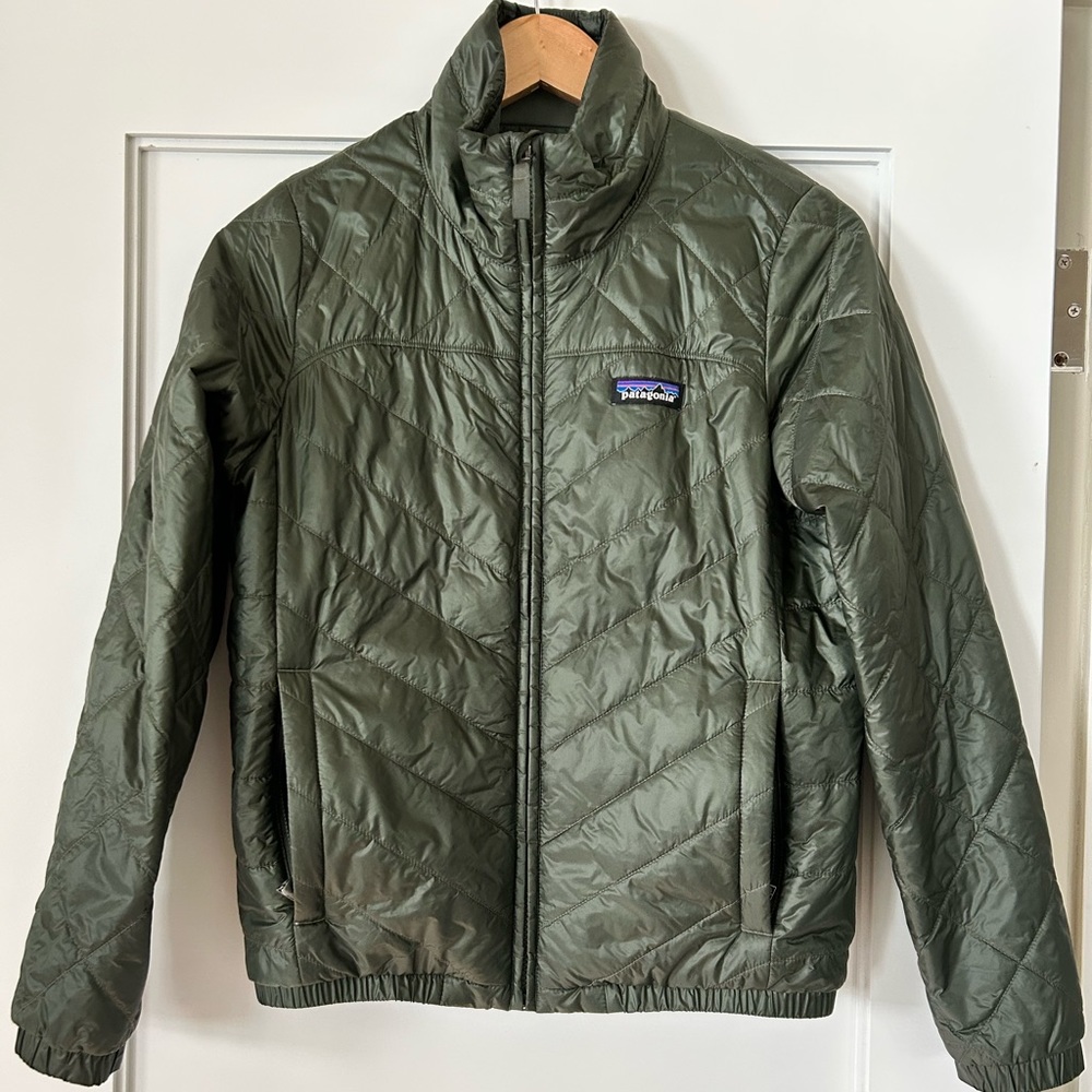 Gently Used Patagonia Women’s Lightweight Radalie Bomber Jacket in Kale Green XS